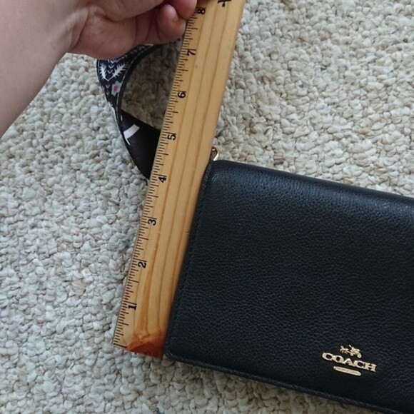 Coach black Foldover Clutch Crossbody - Picture 5 of 12